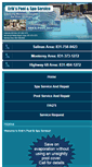 Mobile Screenshot of erikspoolandspa.net